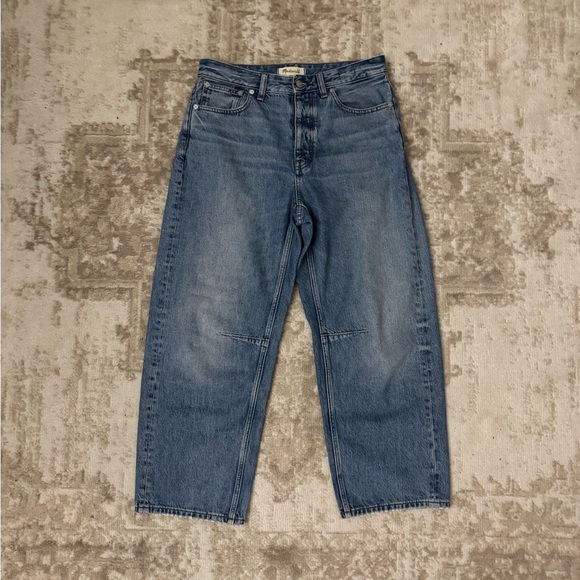 Madewell Curvy Darted Barrel-Leg Jean Size 27 - Picture 8 of 14